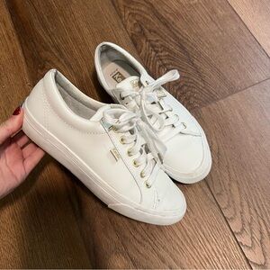 Keds White Leather Tennis Sneakers